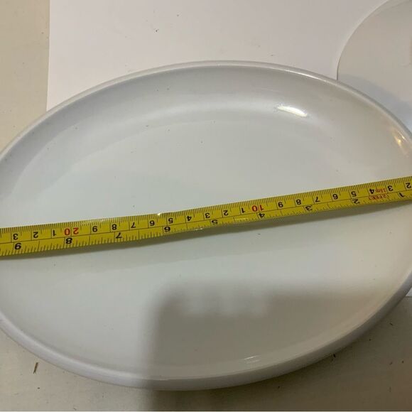 Crate and Barrel Oval Platter 10x7.5 “ Serving Platters – Set of 2 - Picture 8 of 14